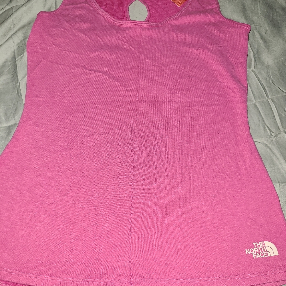 North Face pink tank NWT
